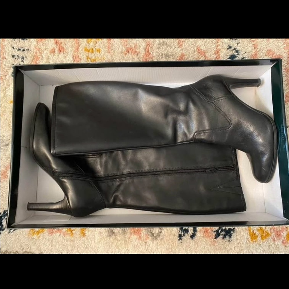 Black Calf Boots - Size 9.5B